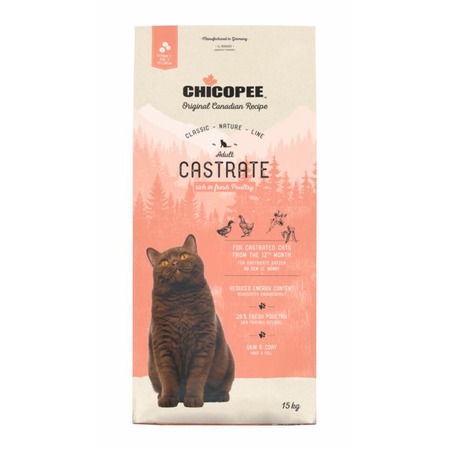 Chicopee CNL Cat Castrate Poultry сухой корм для стерилизованных кошек с мясом птицы фото 1