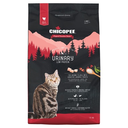 Chicopee HNL Cat Urinary сухой корм для кошек, склонных к проблемам с мочеполовой системой - 1,5 кг фото 1