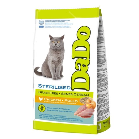Dado Cat Grain-Free Sterilised Chicken корм для стерилизованных кошек, беззерновой, с курицей фото 1