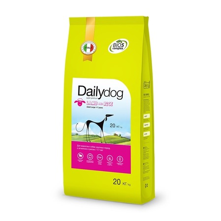 Dailydog Adult Large Breed Lamb and Rice сухой корм для собак крупных пород, с ягненком и рисом фото 1