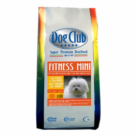 Dog Club Fitness Mini полнорационный сухой корм для собак мелких пород, с курицей и индейкой - 2,5 кг фото 1