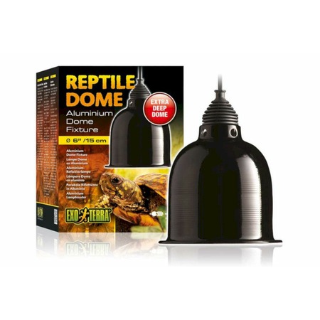 Exo Terra светильник Reptile Dome с отражателем для ламп до 75 Вт 15 (PT2348), 160x160x210 мм фото 1