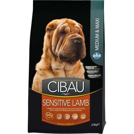 Farmina Cibau Sensitive Lamb Medium/Maxi - 2,5 кг фото 1