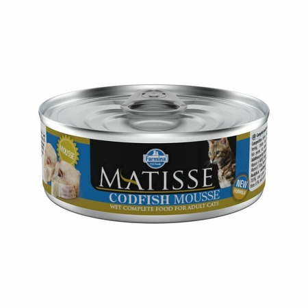 Farmina Matisse Codfish Mousse влажный корм для взрослых кошек мусс с треской - 85 г (12 шт в уп) фото 1