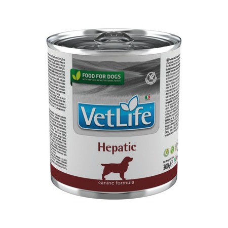 Farmina Vet Life Dog Hepatic влажный корм для взрослых собак при заболеваниях печени, в консервах - 300 г фото 1