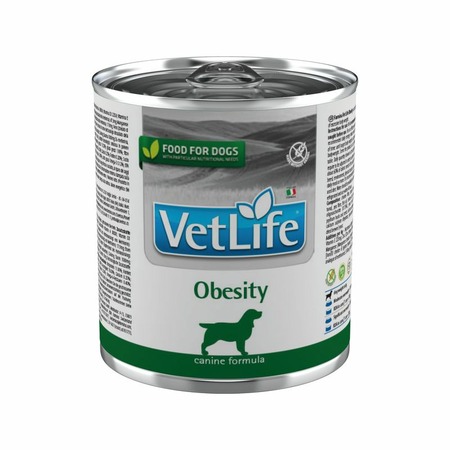 Farmina Vet Life Dog Obesity влажный корм для взрослых собак при ожирении, в консервах - 300 г фото 1