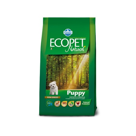 Farmina Ecopet Natural Puppy Maxi сухой корм для щенков крупных пород, беременных и кормящих собак с курицей - 12 кг фото 1