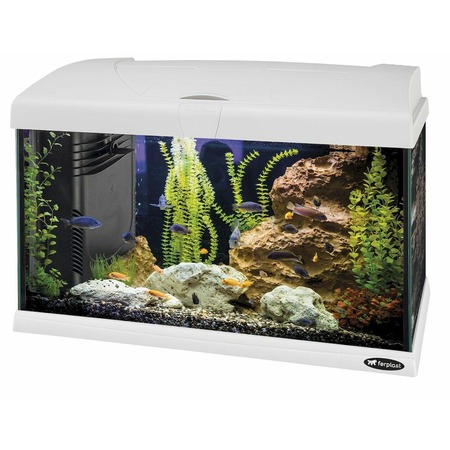 Ferplast Capri 50 Led аквариум, со светодиодной лампой 50 LED, внутренним фильтром и нагревателем, стеклянный - 40 л, 52x27xh36 см фото 1