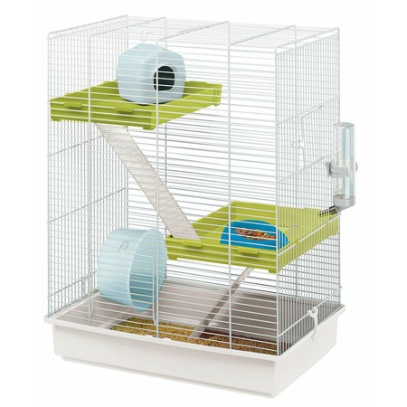 Ferplast Hamster Tris клетка для хомяков, белая - 46x29xh58 см фото 1