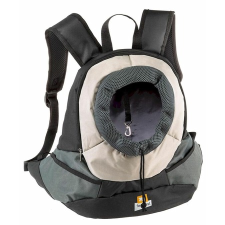 Ferplast Kangoo Grey Backpack рюкзак для собак мелких пород, полиэстр, серый - S фото 1