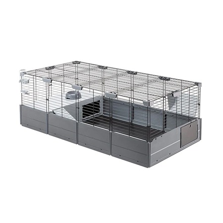 Ferplast Multipla Maxi клетка для мелких домашних животных, модульная, черная - 142,5x72xh50 см фото 1
