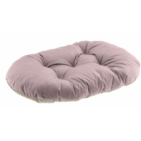 Ferplast Prince Cushion велюровая подушка для кошек и собак, розово-бежевая размер 78, 78x50 см фото 1