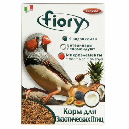 Fiory Exotics сухой корм для экзотических птиц - 400 г фото 1