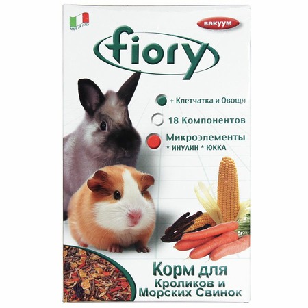 Fiory корм для морских свинок и кроликов Conigli e cavie 850 г фото 1