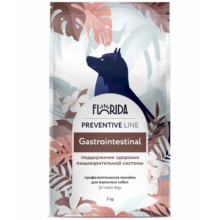 Florida Preventive Line Gastrointestinal полнорационный сухой корм для собак, поддержание здоровья пищеварительной системы - 1,5 кг фото 1