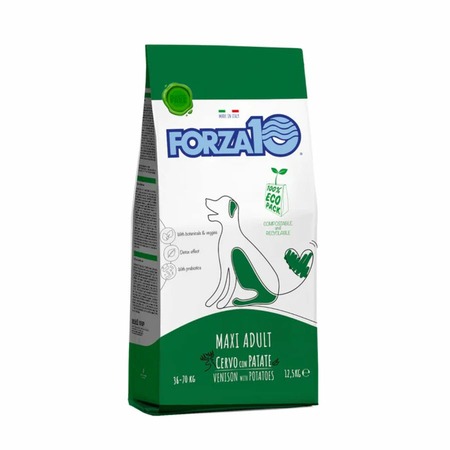 Forza10 Maxi Maintenance Cervo/Patate сухой корм для взрослых собак крупных пород с олениной и картофелем - 12,5 кг фото 1
