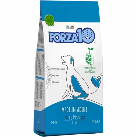Forza 10 Maintenance Medium сухой корм для собак средних пород, с рыбой - 12,5 кг фото 1