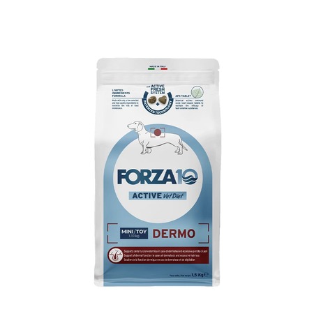 Forza10 Active Vet Diet Dermo Mini/Toy сухой корм для собак мелких пород с патологиями кожного покрова - 1,5 кг фото 1