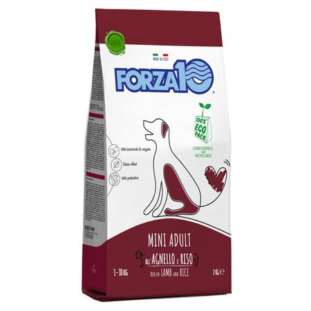 Forza10 Maintenance для взрослых собак мелких пород из ягненка с рисом - 2 кг фото 1
