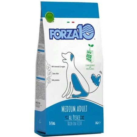 Forza10 Maintenance для взрослых собак средних пород из трески, голубого тунца и лосося - 2 кг фото 1