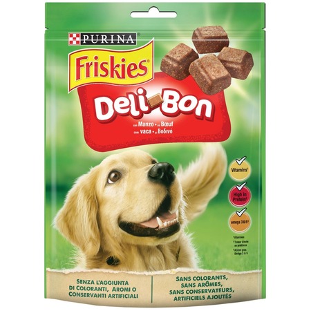 Friskies Deli-Bon лакомство для собак, с говядиной - 130 г фото 1