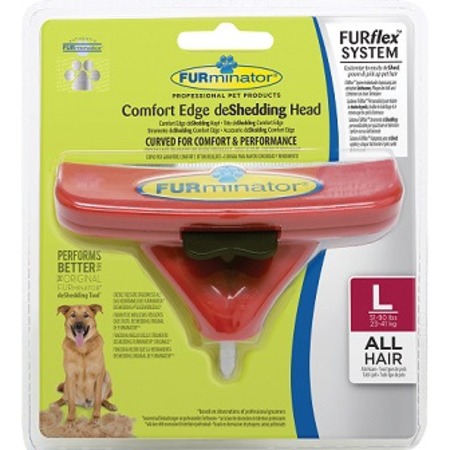 FURminator FURflex насадка против линьки L для собак крупных пород фото 1