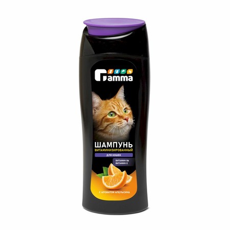 Gamma шампунь для кошек, витаминизированный - 400 мл фото 1
