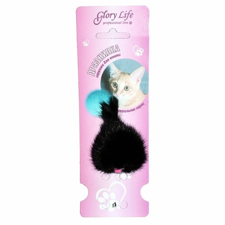 Glory Life игрушка для кошек зверёк из норки на картоне с еврослотом мягкая фото 1