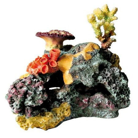 Грот Trixie для аквариума коралловый риф 32 см пластиковый фото 1