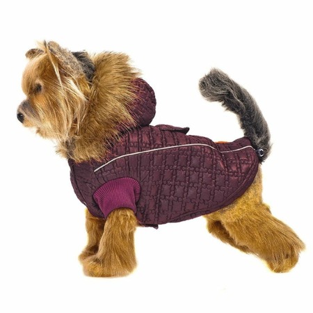 Happy Puppy куртка Зимняя вишня для собак, размер 4, 33х52х32 см фото 1