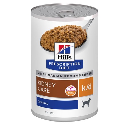 Hills Prescription Diet k/d диетический влажный корм для собак при заболеваниях почек, в консервах - 370  г х 6 шт фото 1
