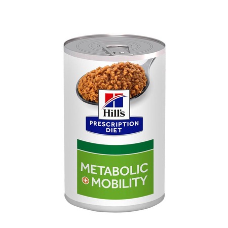 Hills Prescription Diet Metabolic + Mobility для собак, для коррекции веса, с курицей, в консервах - 370 г фото 1