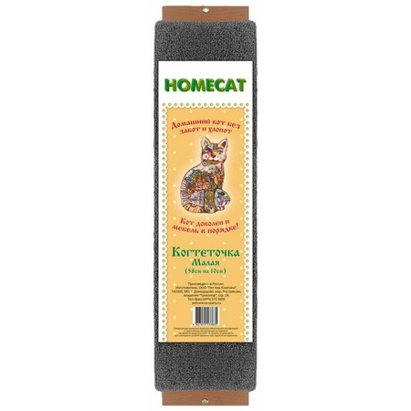 Homecat Венге когтеточка с кошачьей мятой малая - 58х10 см фото 1