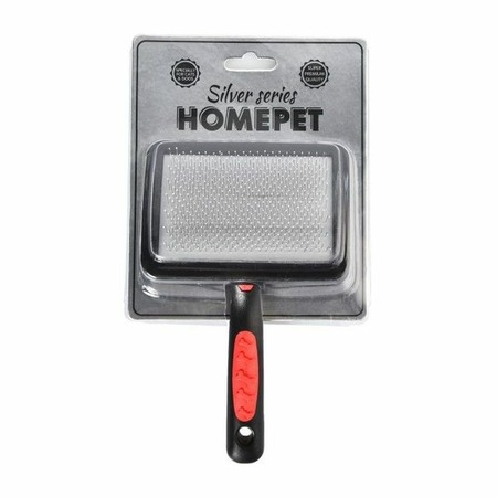 Homepet Silver Series пуходерка пластиковая с каплей размер M - 18х11,5 см фото 1