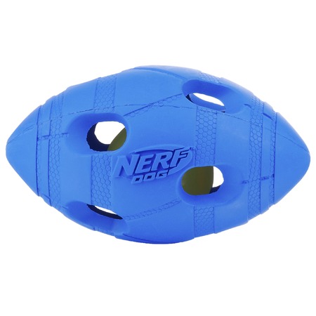 Игрушка для собак Nerf Мяч для регби светящийся - 13,5 см фото 1