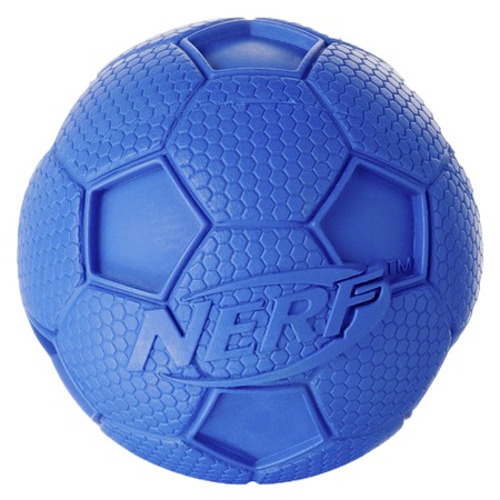 Игрушка для собак Nerf Мяч футбольный пищащий - 6 см фото 1