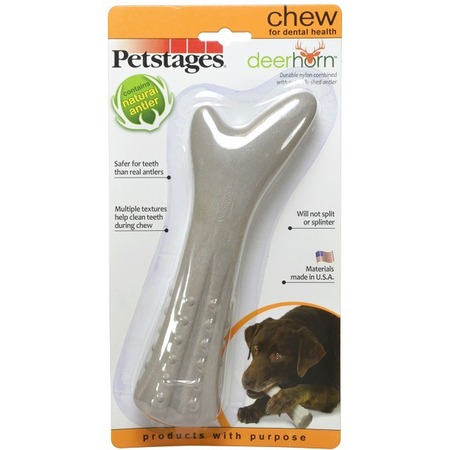 Petstages игрушка для собак Deerhorn, с оленьими рогами большая фото 1