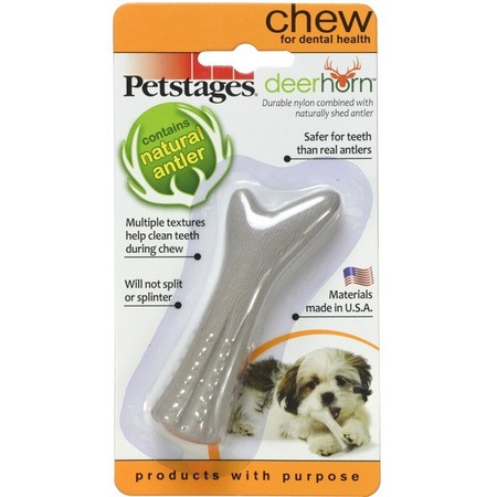 Petstages игрушка для собак Deerhorn, с оленьими рогами очень маленькая фото 1