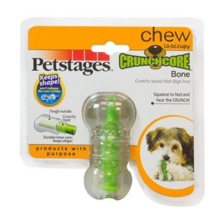 Petstages игрушка для собак "Хрустящая косточка" резиновая очень маленькая фото 1