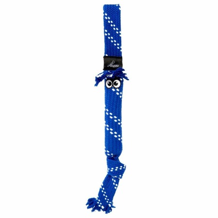 Игрушка для собак ROGZ Scrubz L веревочная - шуршащая сосиска синяя - 540 мм фото 1