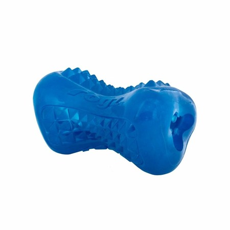 Игрушка для собак ROGZ Yumz M косточка массажная для десен синяя - 115 мм фото 1