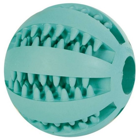 Игрушка Trixie DentaFun для собак мяч для бейсбола ф5 см резиновая зеленого цвета фото 1