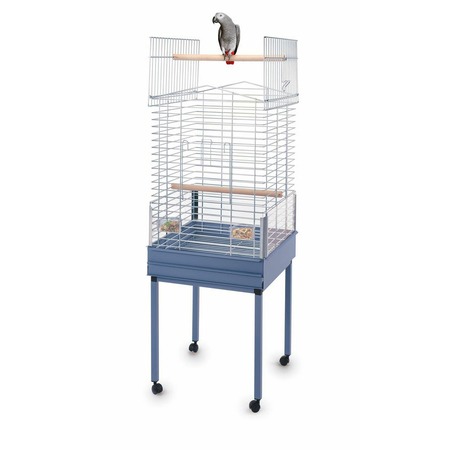 Imac Ezia Special клетка для птиц, пепельно-синяя, 57х54х82/138 см фото 1