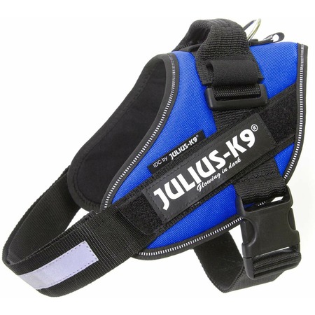 Julius-K9 шлейка для собак IDC-Powerharness 0, 58-76 см/ 14-25 кг, синяя фото 1