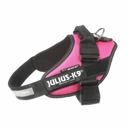 Julius-K9 шлейка для собак IDC-Powerharness 1, 63-85 см/ 23-30 кг, темно-розовая фото 1