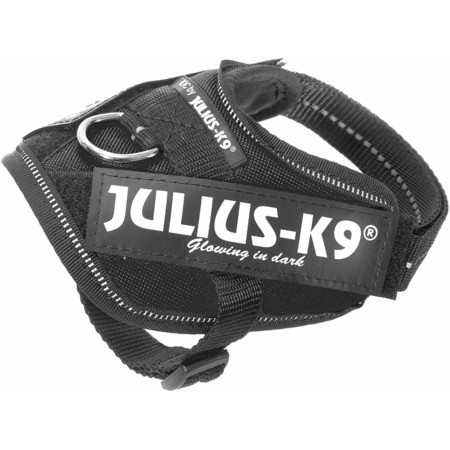 Julius-K9 шлейка для собак IDC-Powerharness Mini, 49-67 см/ 7-15 кг, черная фото 1