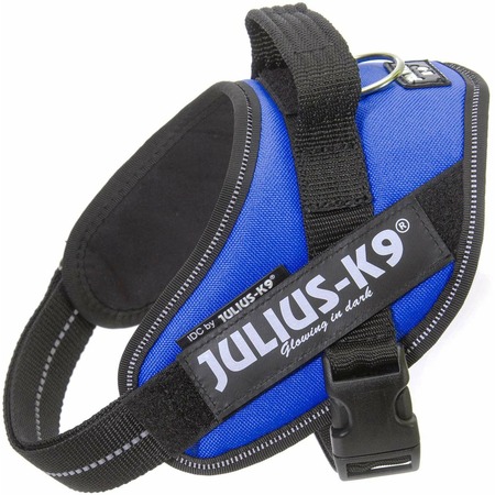 Julius-K9 шлейка для собак IDC-Powerharness Mini-Mini, 40-53 см/ 4-7 кг, синяя фото 1
