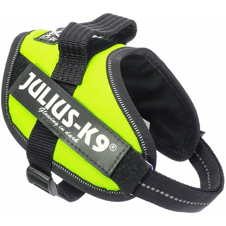 Julius-K9 шлейка для собак IDC-Powerharness Mini-Mini, 40-53 см/ 4-7 кг, зеленая неон фото 1
