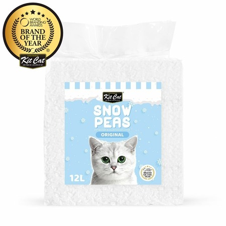 Kit Cat Snow Peas наполнитель для туалета кошки биоразлагаемый на основе горохового шрота оригинал фото 1