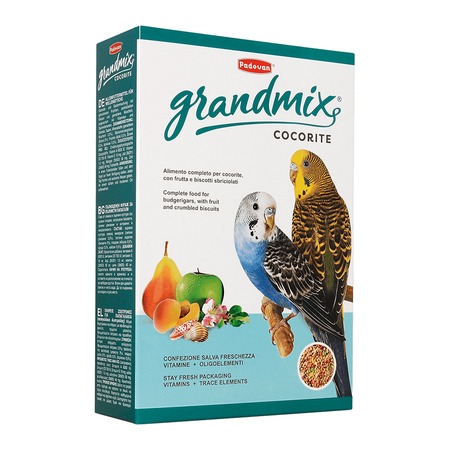 Padovan Grandmix cocorite корм для волнистых попугаев комплексный основной - 1 кг фото 1